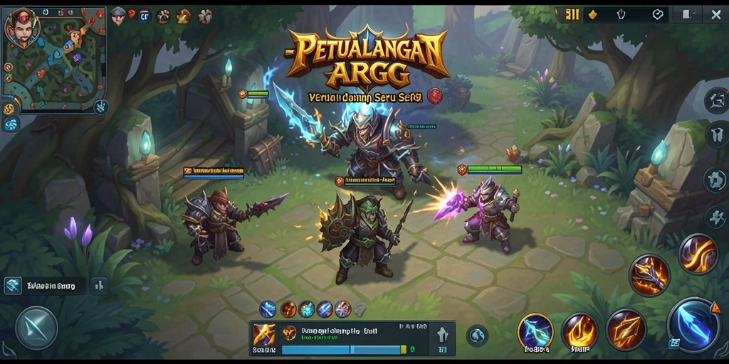 Tampilan menarik dari gameplay ARPG 8II yang menantang.