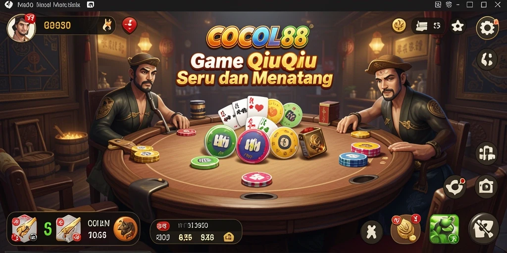 Screenshot gameplay QiuQiu COCOL88 yang menarik