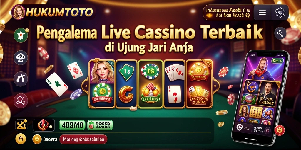 Gameplay HUKUMTOTO dengan dealer langsung yang ramah dan interaktif.