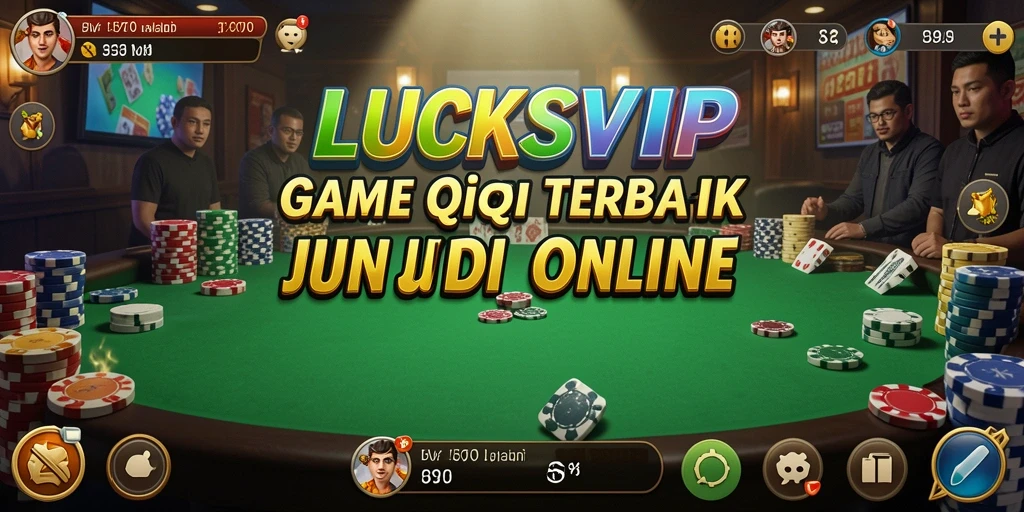 Screenshot gameplay LUCKSVIP menampilkan suasana seru saat bermain QiuQiu.