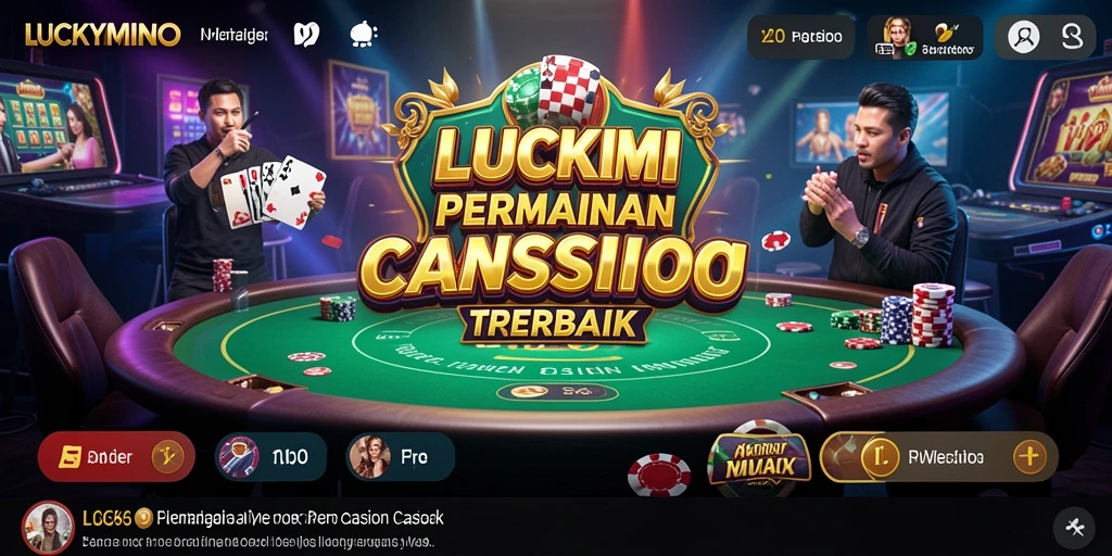 Gameplay Live Casino yang mendebarkan di LUCKYMINO.