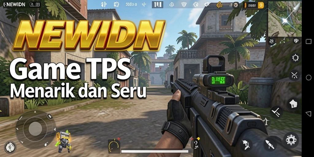 Tampilan menarik dan menegangkan dari gameplay TPS NEWIDN.