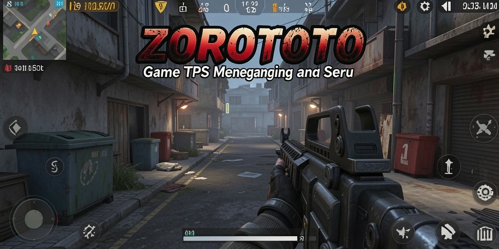 Screenshot gameplay ZOROTOTO yang menampilkan aksi seru dalam TPS.